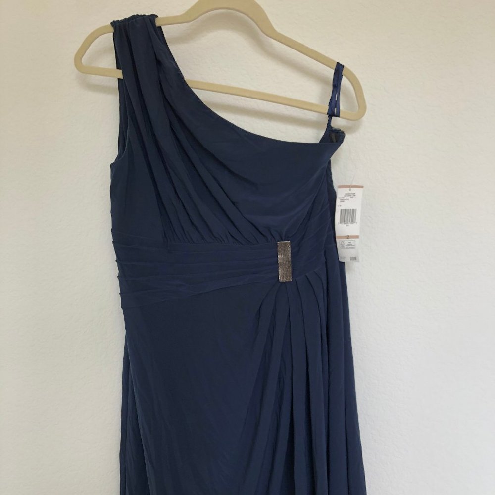 Nine West One Shoulder Cocktail Dress